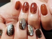 ネイルアンドリラクゼーション マーブル(MARBLE)/つけ放題￥７７００