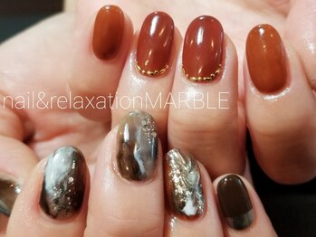 ネイルアンドリラクゼーション マーブル(MARBLE)/つけ放題￥７７００