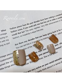 シンプル大人ネイル