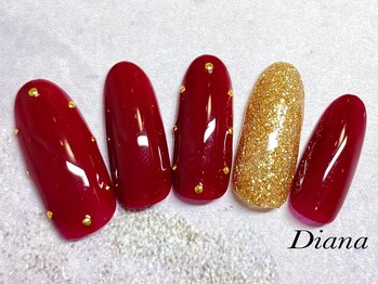 ディアナ ひたちなか高場店(DIANA)/定額ネイル 6600円 B‐001
