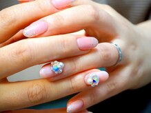 プールヴー☆オングル/ラメグラデーション&ビジュー