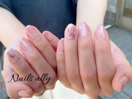 春色×桜×さくらネイル×グラデ