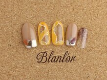 ブランロール 中目黒店(Blanl'or)/ぱっつんミラーネイル☆