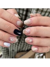 ブランシュ(Blanche)/asymmetry nail