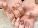 大人チェックネイル♪