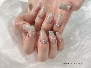 マリーネイルズ 大阪梅田店(MARIE NAILS)/ご新規様8800円0128b透明感