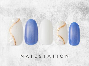 ネイルステーション ルミネ新宿1店(NAIL STATION)/キラキラネイル/パラジェル