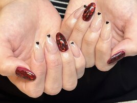 ハートホロネイル