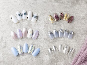 キズキ(Kizuki)の写真/定額ネイルはシンプル～アートデザインの中から選べるので通うのが楽しみに♪ご新規様・当店付替オフ無料◎