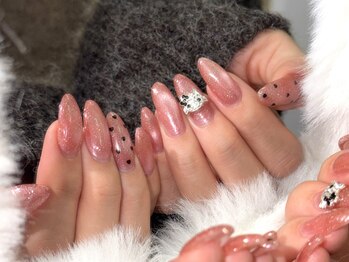 ぷるきらガーリーネイル♪