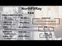ノースフィットレイ(NorthFit Ray)/メニュー