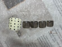 アイネイルズ 横浜EAST店(I-nails)/ハートドットフットネイル