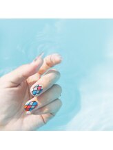 バーロ ビューティールーム(Balo Beauty Room)/タイル柄ネイル