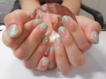 ネイルサロン グレイス(Grace)/ジェルラメグラデ
