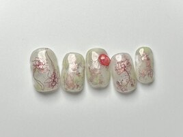 色鉛筆フラワーニュアンス