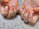 オレンジネイル