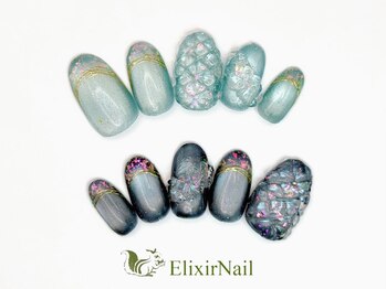 エリクサーネイル 西武新宿(Elixir Nail)/定額c やり放題/クーポン使用