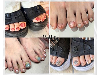 ベル(Belle)の写真/豊富なカラーとデザインサンプルが自慢◎目に入る度にテンションを上げるフットネイルを叶えます☆