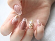 ソウ 難波店 nail salon Sou/クリアフレンチnail