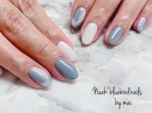 ノアブルーバードネイルズ(Noah' bluebird .nails)/アクセントにオンブレフレンチ