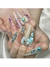 レイネイル レイエステティック 岐阜茜部店(RAY NAIL & RAY ESTHETIC)/キラキラクリスマス