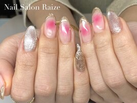 チークネイル/ピンクネイル
