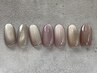 【新規】トレンドNo.1！オフ無料!!うるうるマグネットネイル ¥10779→¥4400