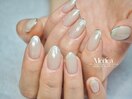 ホワイトミラーネイル