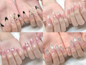 オレンジスティックの写真/スカルプ＆チップで憧れの長さ出し！短爪さんでも綺麗に◎