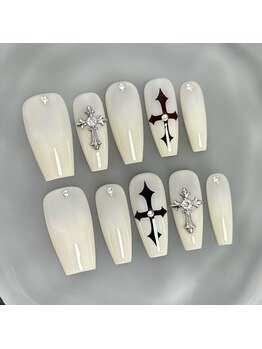 ミカネイルズ 心斎橋店(Mika Nails)の写真/【心斎橋/四ツ橋】美フォルム×豊富なカラー選択☆上品ワンカラー/グラデーション/マグネットもお任せ♪