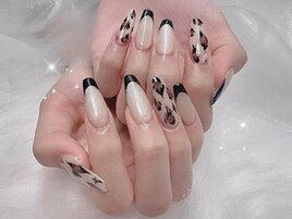 黒フレンチ×レオパード