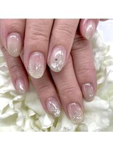 ディーネイル 京橋(D-nail)/西村/大人可愛いハートネイル