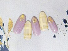 ネイルライフ(NailLife)/チェックネイルホログラム