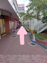 そのまま真っ直ぐ直進♪