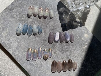 ローブセカンド(L'aube 2nd)の写真/【初回オフ無料/定額デザイン¥6900】毎月変わる定額アートで飽きない！ネイルデザインも季節を楽しんで♪