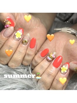 今流行りの日焼けキティ