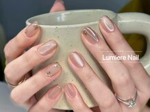 ルミエール ネイル モンナカ(Lumiere Nail Monnaka)の雰囲気（ガラスのように艶めく指先が叶う、大人気のワンホン風デザイン★）