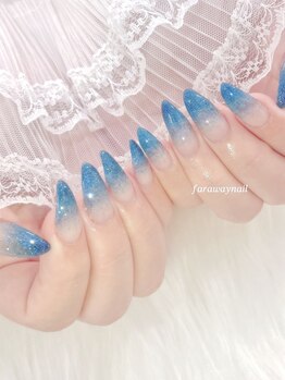 ファラウェイネイル(Faraway nail)/グラデーションネイル☆
