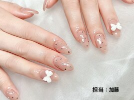 笠松　リボンネイル
