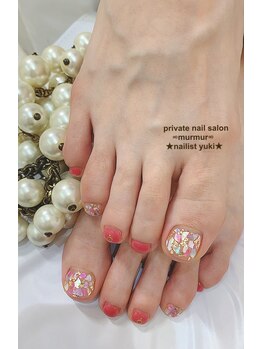 プライベート ネイルサロン マーマ(murmur)/シェル埋め尽くしネイル