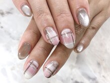 ドナ シェリダ(Dona Cherida)/チェック柄/ピンクベージュ