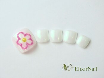 エリクサーネイル 神田(Elixir Nail)/フットやり放題/クーポン使用
