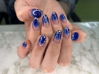 アイル ビューティーサロン(Airu Beauty Salon)/キラキラブルーネイル♪