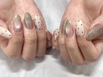 トパーズ 恵比寿(TOPAZ)/マグネットミラー/ドットネイル