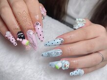 ウメネイルスタジオ(UME NAIL STUDIO)/題長さだしやり放題×つけ放