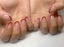 プリズム(PRISM)/スキニーフレンチ秋ネイル