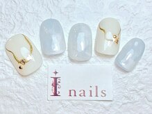 アイネイルズ 梅田店(I nails)/シンプルニュアンス￥7700