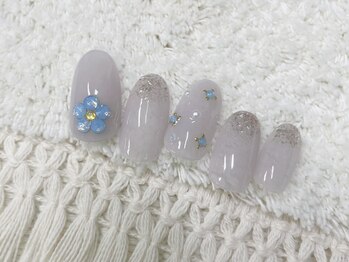 プティリボン 武蔵小金井店(PetitRibbon)/定額Design ストーンフラワー