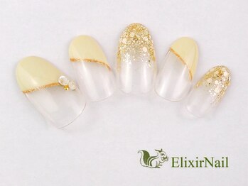 エリクサーネイル 心斎橋(Elixir Nail)/定額aシンプル/クーポン使用