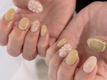 ラフィーユ(La feuille)/立体お花ネイル